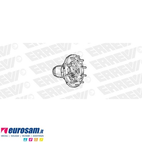 Mozzo ruota anteriore nudo Iveco Eurocargo 170/260E15/E18/E23/E27 Eurotech Eurostar con colonnette