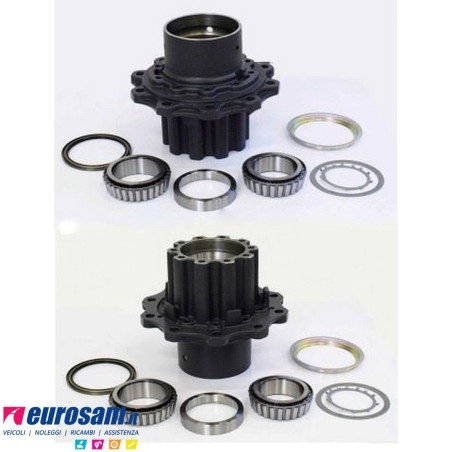 Kit Mozzo ruota posteriore Mercedes Actros Mp1 Mp2 Mp3 Axor con cuscinetti e paraolio