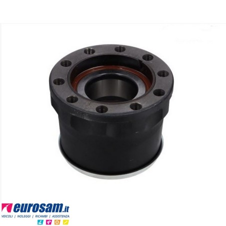 Kit Mozzo ruota anteriore Mercedes Actros Mp2 Mp3 Mp4 Axor Axor II con cuscinetto