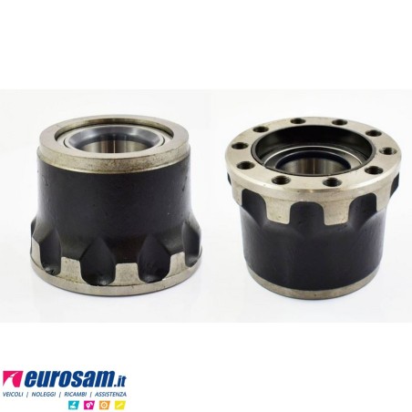 Mozzo ruota anteriore nudo Mercedes Actros Mp2 Mp3 Mp4 Axor Axor II