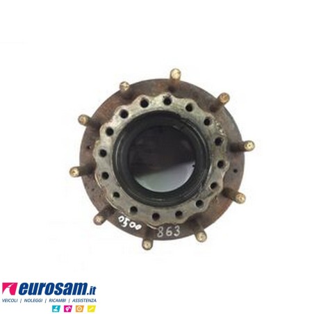 Mozzo ruota posteriore nudo Iveco Eurotech Eurostar con colonnette