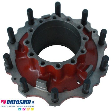 Mozzo ruota posteriore nudo Iveco Eurotech Eurostar Stralis Cursor con colonnette