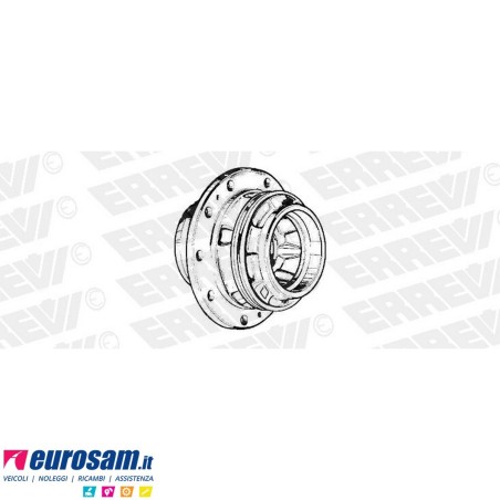 Mozzo ruota posteriore nudo Iveco Eurotech Eurostar Eurotrakker Cursor