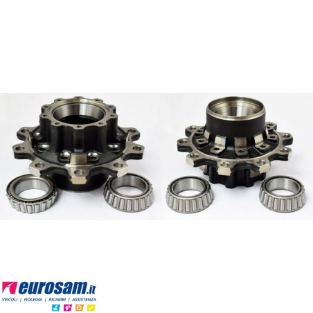 Kit Mozzo ruota posteriore Scania 4 serie con freno a disco con cuscinetti e paraolio