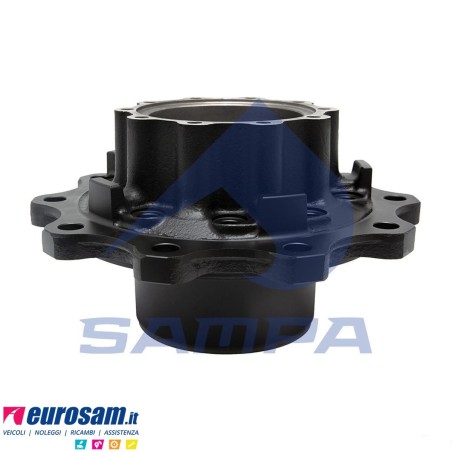 Mozzo ruota posteriore nudo Scania 4 serie con freno a disco