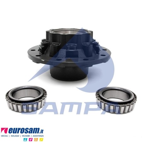 Kit Mozzo ruota posteriore Scania 4 serie con freno a disco con cuscinetti e paraoli