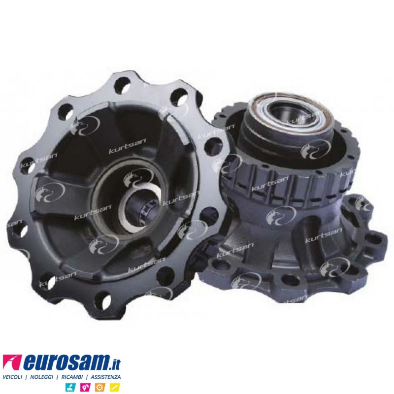 Mozzo ruota anteriore Renault Premium Magnum Volvo FH FM con freni ...