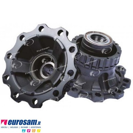 Mozzo ruota anteriore Renault Premium Magnum Volvo FH FM con freni a disco con cuscinetto e paraolio