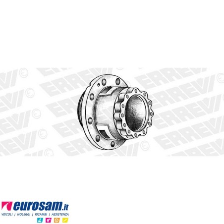 Kit Mozzo ruota posteriore Renault Premium Magnum Kerax con cuscinetti e paraolio