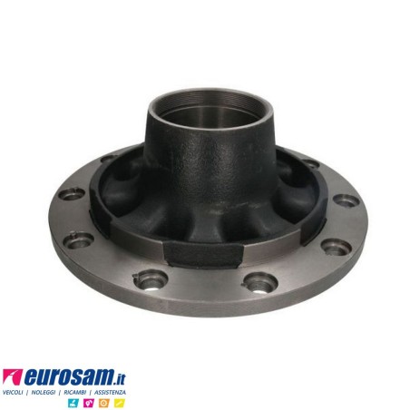 Mozzo ruota completo assale Bpw 10-12 Ton assale sistema convenzionale serie HS HZ altezza centr. Cerchi m22 calotta 125x2