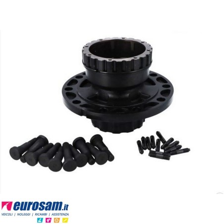 Mozzo ruota posteriore Volvo FM7/10/12 FH12/16 FL6 B7/12 con cuscinetto Oe quality e paraolio