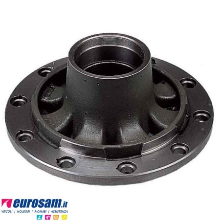 Mozzo ruota nudo assale Bpw 10-12 Ton assale sistema convenzionale serie HS HZ altezza centr. Cerchi m22 calotta 125x2