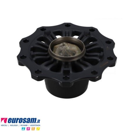 Mozzo ruota completo assale Bpw assale Eco Plus 3 6,5-9 Ton serie HS HZ SKH SH con cuscinetti e calotta Oe quality