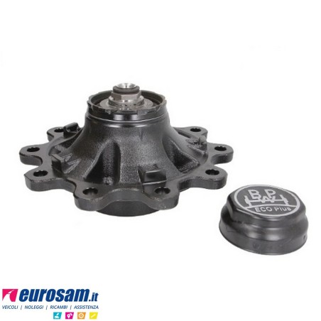 Mozzo ruota assale Bpw assale Eco Plus 6,5-8-9 Ton serie HS HZ SKH SH SKHB SHB SHSLL KH SMS SMB:LL con cuscinetti e calotta Oe q