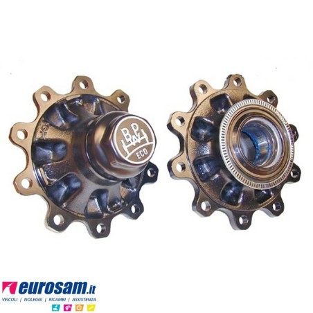 Mozzo ruota assale Bpw sistema Eco Maxx 6,5-9 ton serie HS HZ SKHS - SH - SKH con cuscinetto oe quality e calotta