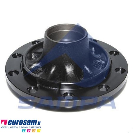 Mozzo ruota nudo assale Bpw 6,5-9 Ton serie HS HZ sistema convenzionale H. centr. Cerchi mm. 22 calotta m115x2