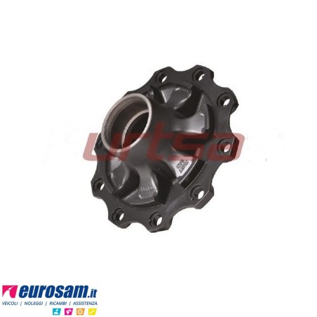 Mozzo ruota nudo assale Bpw 6,5-9 Ton serie HS HZ sistema convenzionale H. centr. Cerchi mm. 15 calotta m115x2