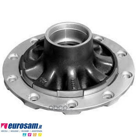 Mozzo ruota nudo assale Bpw 6,5-9 Ton serie HS HZ sistema convenzionale H. centr. Cerchi mm. 15 calotta m115x2