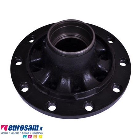 Mozzo ruota assale Bpw 10-12 Ton assale sistema convenzionale serie HS HZ altezza centr. Cerchi m22 calotta 125x2 con cuscinetti