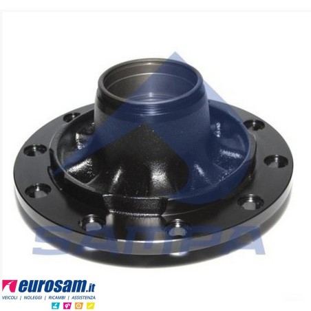 Mozzo ruota nudo assale Bpw sistema Eco 10-12 ton serie HS HZ calotta m135x2