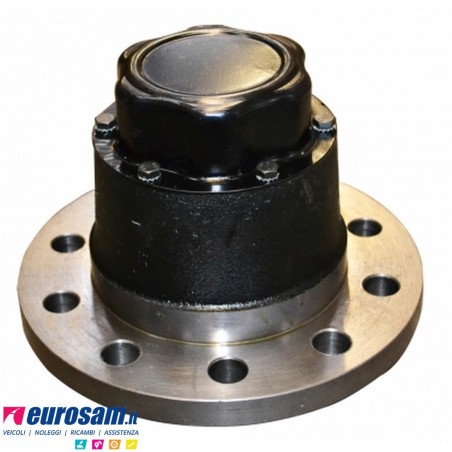 Mozzo ruota completo assali Meritor R.o.r. serie "TM" -15''-19''1/2 10 fori con cuscinetti e calotta Oe quality
