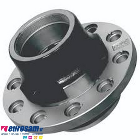 Mozzo ruota completo assali Meritor R.o.r. serie "TM" -15''-19''1/2 10 fori con cuscinetti e calotta Oe quality