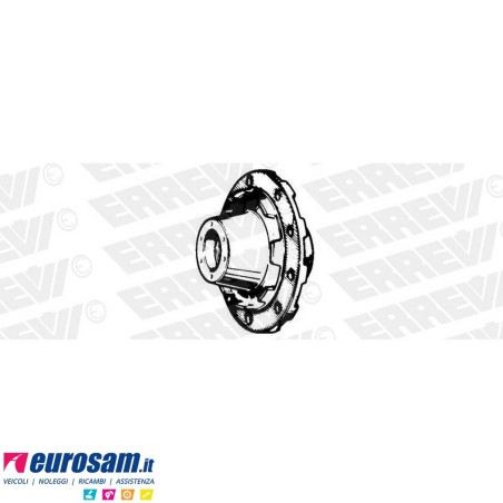 Mozzo ruota nudo assali Meritor R.o.r. serie "TM" -15''-19''1/2 8 fori