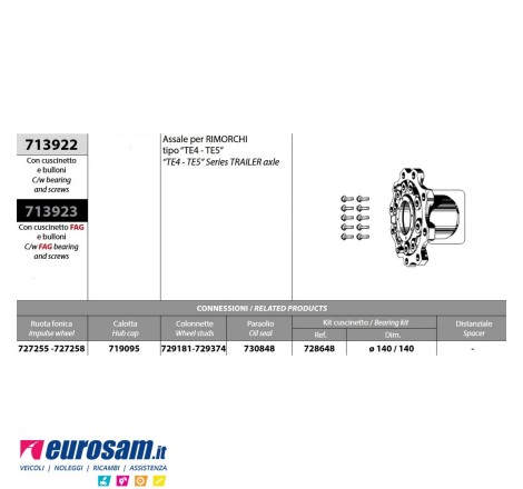 Mozzo ruota assali Mercedes...