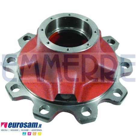 Mozzo ruota nudo rimorchio Cardi ruote gemellate massa frenante mm 180/200