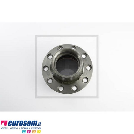 Mozzo ruota assale Bpw sistema convenzionale 10-12 ton serie NRS NRZ NHS NHZ calotta m125x2 con cuscinetti e calotta Oe quality