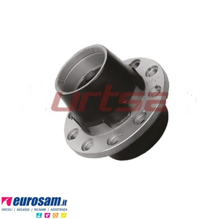 Mozzo ruota completo assale Bpw sistema convenzionale 10-12 ton serie NRS NRZ NHS NHZ calotta m125x2