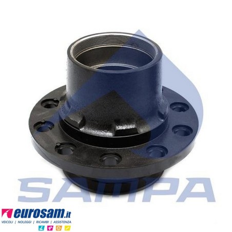 Mozzo ruota nudo assale Bpw sistema convenzionale 10-12 ton serie NRS NRZ NHS NHZ calotta m125x2