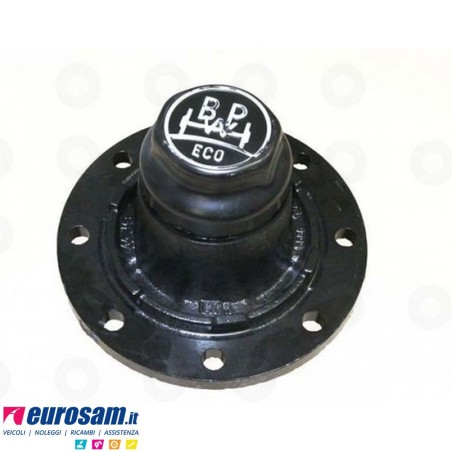 Mozzo ruota assale Bpw sistema Eco Maxx 10-12 ton serie K NZ calotta m136x2,5 con cuscinetti e calotta Oe quality