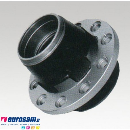 Mozzo ruota nudo assale Bpw sistema Eco 10-12 ton serie K NZ calotta m135x2