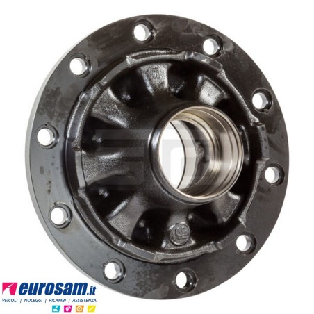 Mozzo ruota nudo assale Bpw sistema convenzionale 10-12 ton serie K calotta m125x2 8 fori