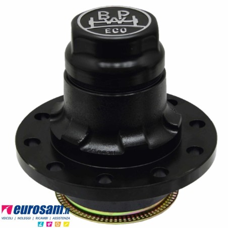 Mozzo ruota assale Bpw sistema Eco Maxx 6,4-8-9 ton serie K NS NZ calotta m125x2 con cuscinetti e calotta Oe quality