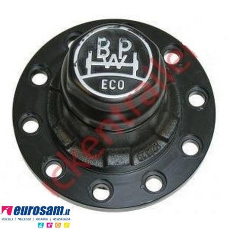 Mozzo ruota assale Bpw sistema Eco 6,4-8-9 ton serie K NS NZ calotta m125x2 con cuscinetti e calotta Oe quality