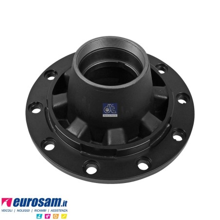 Mozzo ruota nudo assale Bpw sistema convenzionale 13-14 ton serie HS HZ calotta m135x3