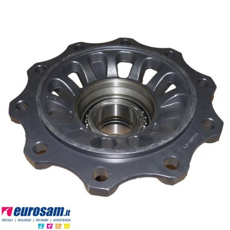 Mozzo ruota completo assale Saf 19"1/2 freno a disco tipo SKRB9019/9022 integrale cuscinetti oe quality