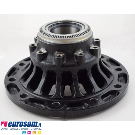 Mozzo ruota completo assale Saf 19"1/2 freno a disco tipo SKRB9019/9022 integrale cuscinetti oe quality