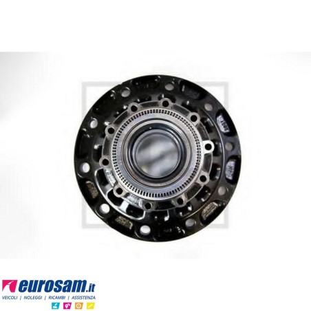 Mozzo ruota completo assale Saf 19"1/2 freno a disco tipo SKRB9019/9022 integrale