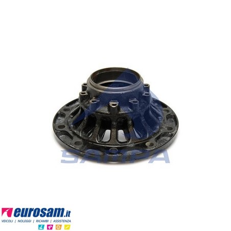 Mozzo ruota nudo assale Saf 19"1/2 freno a disco tipo SKRB9019/9022 integrale