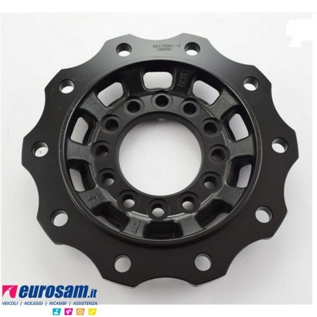 Flangia mozzo ruota assale Saf 19 1/2'' freno a disco tipo SKRB9019/9022