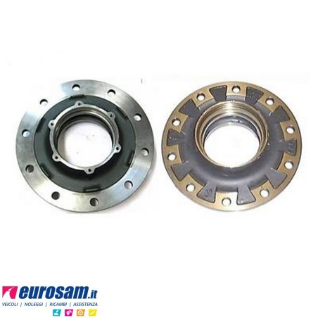 Mozzo ruota nudo assale Saf 22'' freno a tamburo tipo RSM8442/11242 RLSM8442/11242 massa frenante 420x180/200