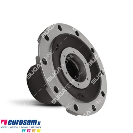 Mozzo ruota completo assale Meritor R.o.r. autosterzanti serie TM con cuscinetti e calotta oe quality