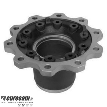 Mozzo ruota assale Meritor R.o.r. serie TA TC impianto frenante D1 Duco Elsa 2 con cuscinetti e calotta Oe quality