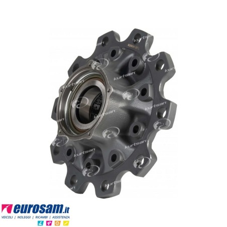 Mozzo ruota completo assale Meritor R.o.r. serie LM impianto frenante Dx195 Elsa 2 Elsa 195