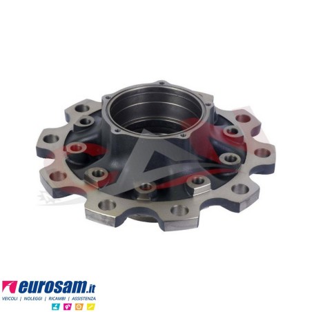 Mozzo ruota nudo assale Meritor R.o.r. serie LM impianto frenante Dx195 Elsa 2 Elsa 195