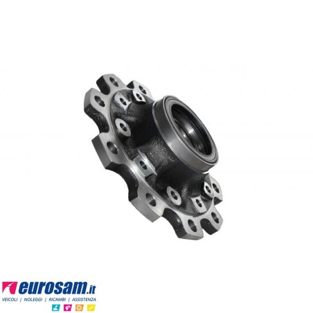 Mozzo ruota nudo assale Meritor R.o.r. serie LC con freno a disco - monta cuscinetto a cartuccia