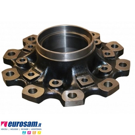 Mozzo ruota nudo assale Meritor R.o.r. serie LC con freno a disco - monta cuscinetto a cartuccia